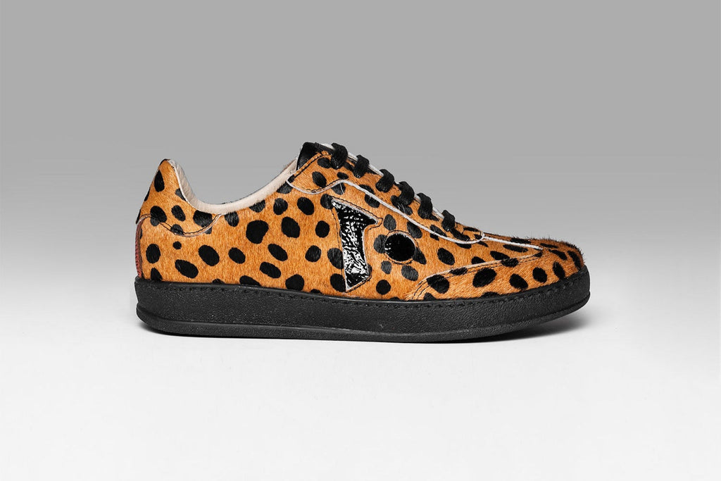 Sneakers Icon Exp Brown Black Animal Print Brand