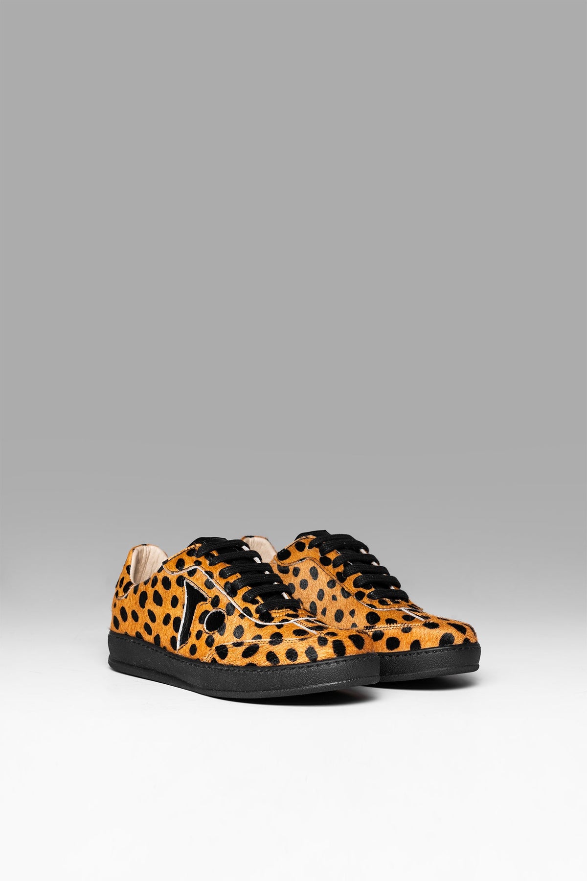 Sneakers Icon Exp Brown Black Animal Print Brand