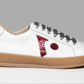 Sneakers Icon Base White Red Brand
